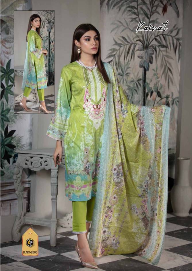 Keval Kainat 2 Luxury Lawn Casual Wear Cotton Karachi Dress Material Collection